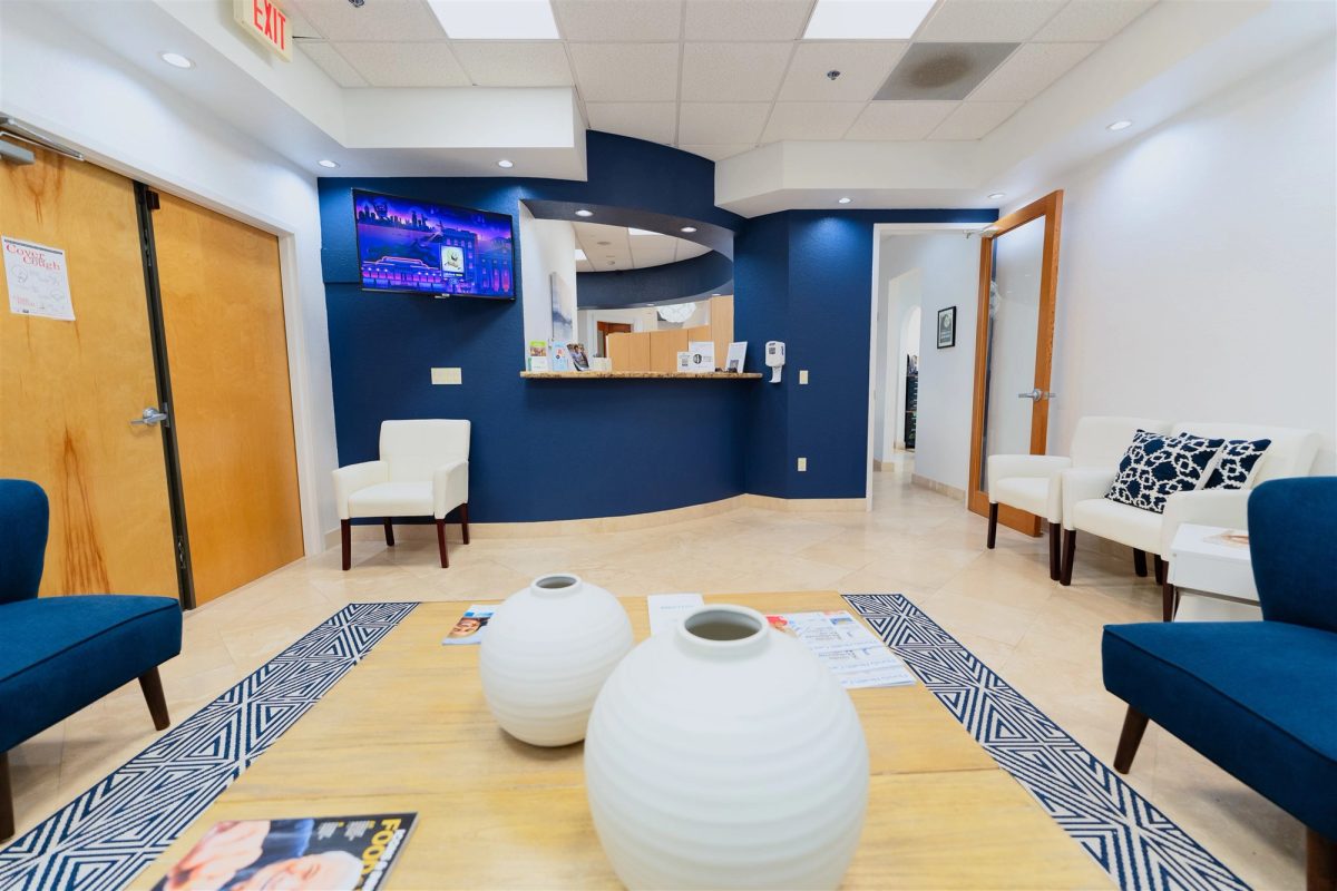 Waiting area at Coastline Dental Implants